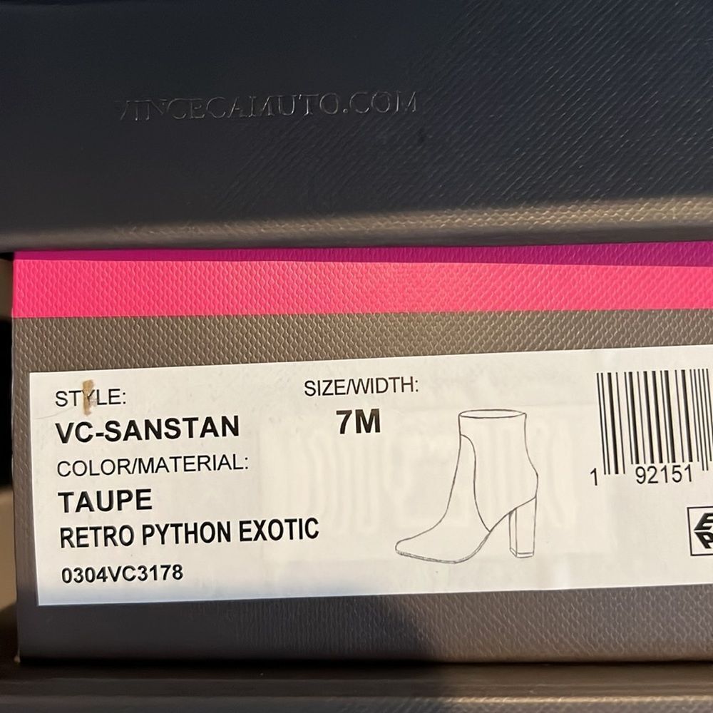 Vince Camuto Python Boots - Picture 6 of 6